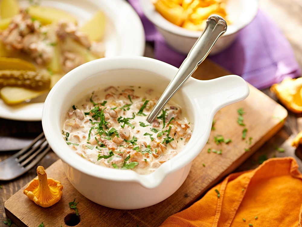 Chanterelle sauce