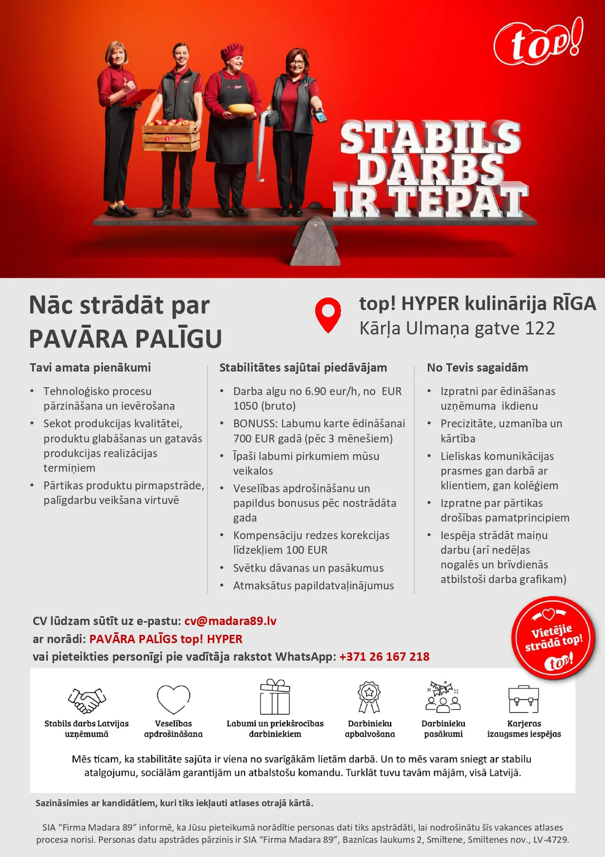 Pavāra palīgs/-dze