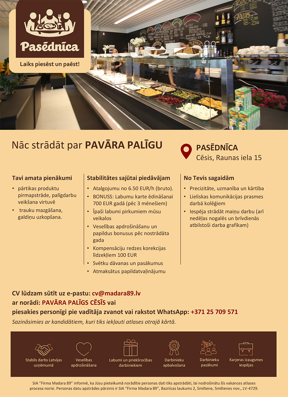 Pavāra palīgs/-dze