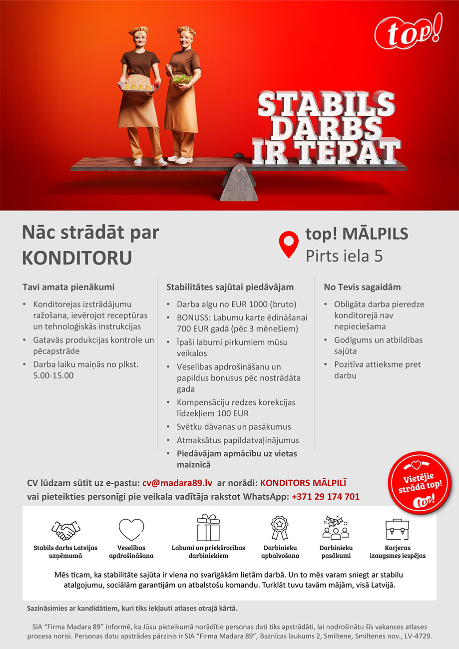 Konditors/-e