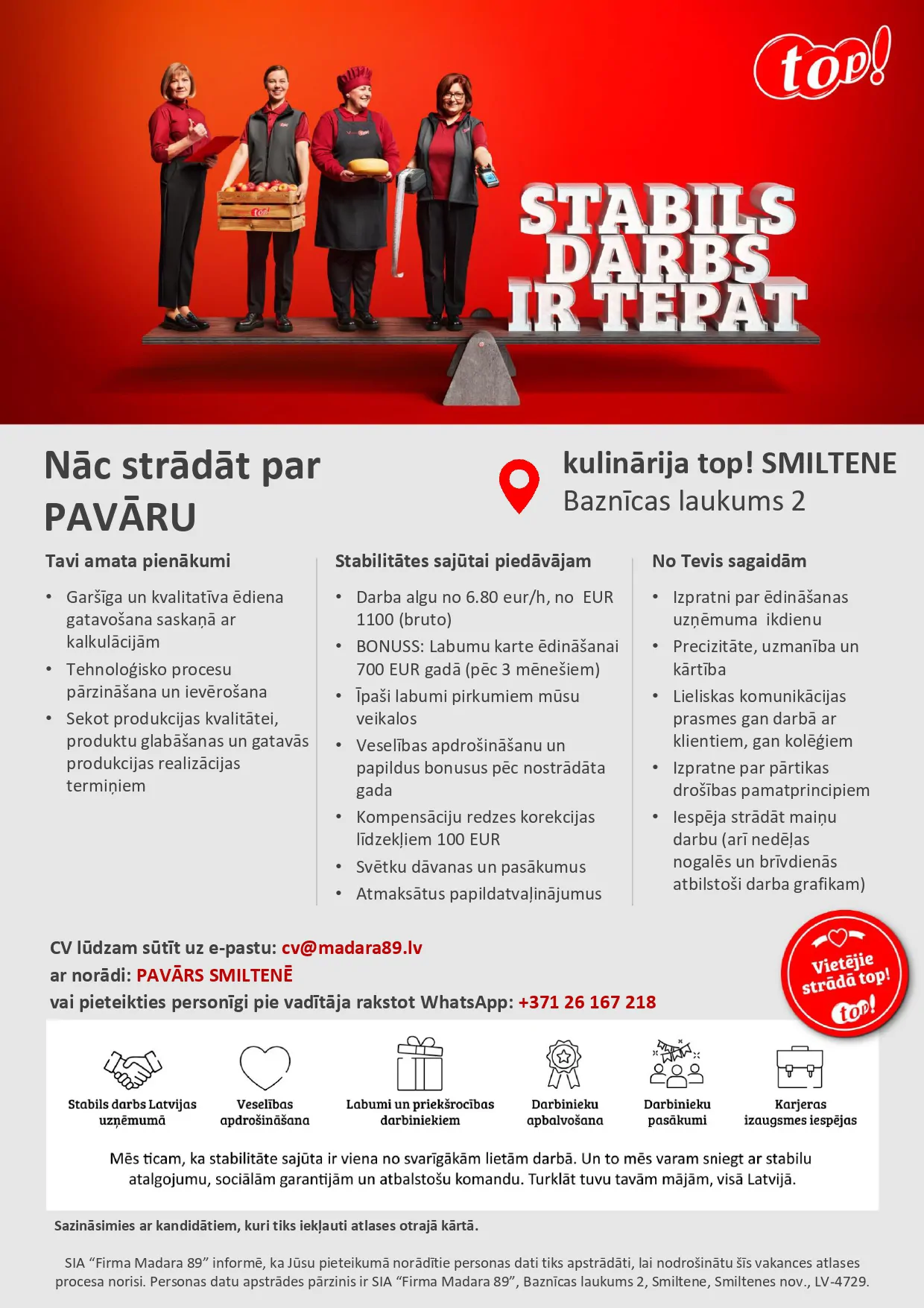 Pavārs/-e