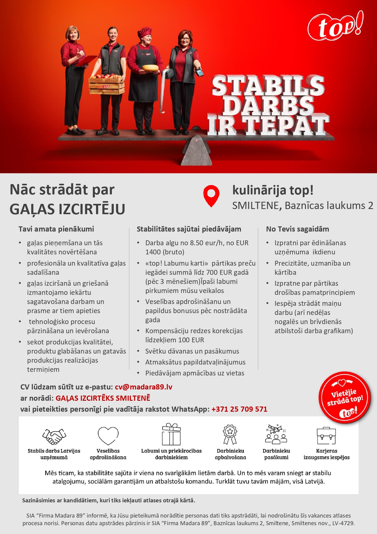 Gaļas izcirtējs/-a