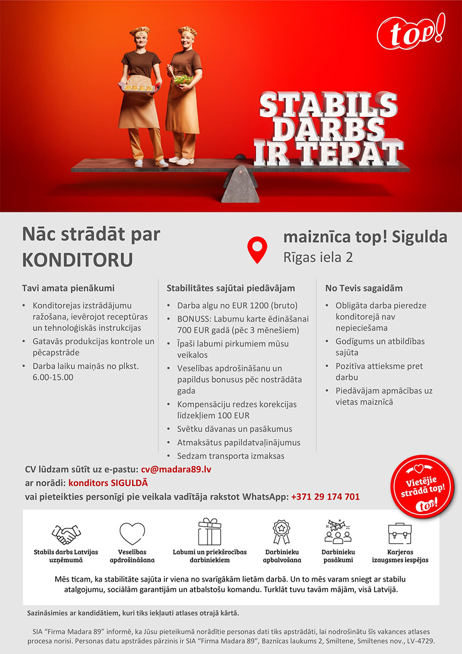 Konditors/-e